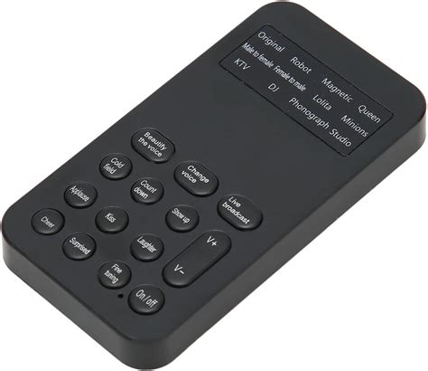 Ghostface Voice Changer Handheld Microphone - Portable Device with 8 ...