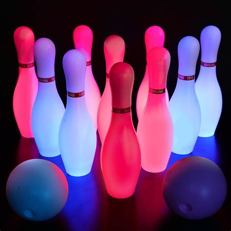Sawowkuya Kids Light Up Bowling Set Bowling Pins Games for India | Ubuy