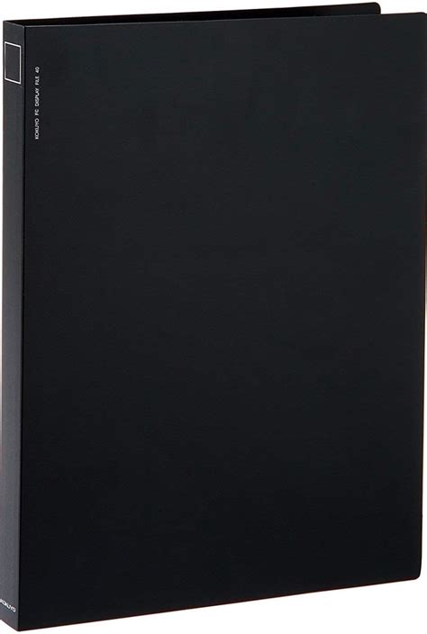 Kokuyo Display Book - A4 / FC/Letter/Legal, 40 Pockets (Black) (Pack of ...