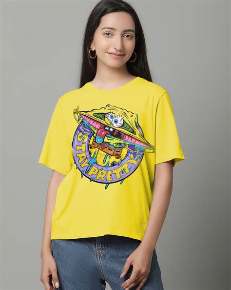 Spongebob Squarepants Oversized Tshirt Women – Free Authority