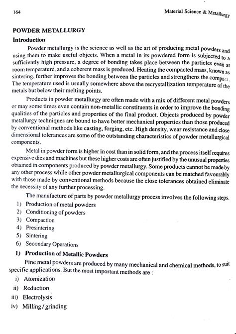 Module 4 Notes 2 - Metal casting, forming and joining - 164 POWDER ...