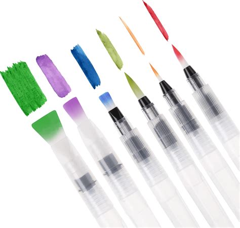 Amazon.com: Pentel Japan Aquash Water-Brush 4 types of set