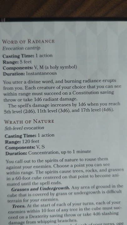 Word of Radiance - DnD 5e - YouTube