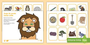 Juego: Alimenta un animalito Sonido Inicial - Conciencia Fonológica ...