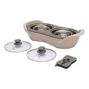 Buy Jaypee Plus 1150 ml +1150 ml Stainless Steel Electric Casserole Set ...