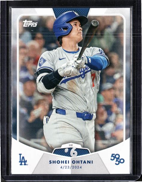 Shohei Ohtani #HR6 Prices | 2024 Topps 50/50: Shohei Ohtani | Baseball ...