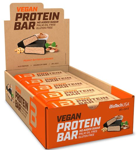 Веганский протеиновый батончик без лактозы и глютена BiotechUSA Vegan ...