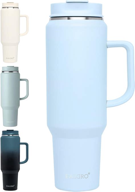 Amazon.com: EALGRO 50 oz Tumbler with Handle, Insulated Tumblers with ...