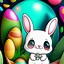Image result for Cute Bunny Happy Easter Coloring Pages