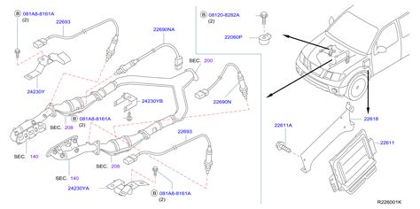 Image result for Nissan Pathfinder O2 Sensor Locations