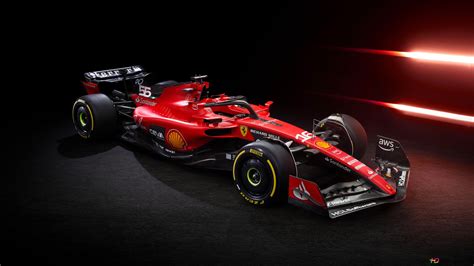 Formula 1 red racing car 8K wallpaper download