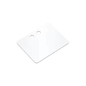 SmartSign (Pack of 50) Blank White Writable Self-Laminating Tags, 2 x 2 ...