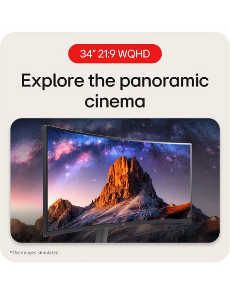 LG Smart 34 (86.36 cm) 21:9 Curved WQHD (3440x1440) with webOS ...