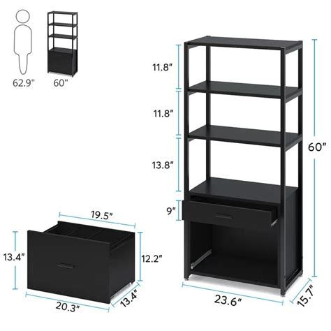 Filing Cabinet : 23.6'' Wide 2 -Drawer Vertical File Cabinet – Studio GKW