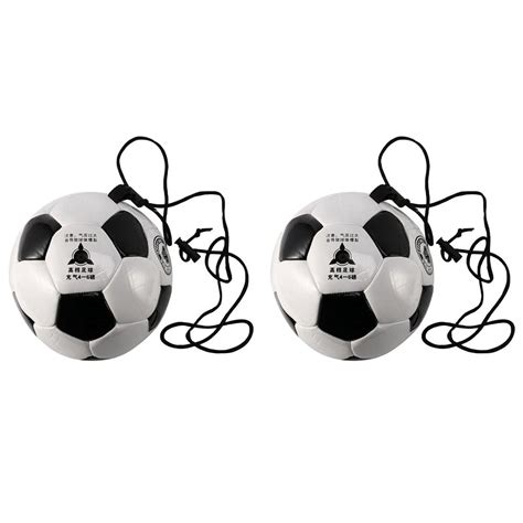 2X Soccer Training Ball Adjustable Bungee Elastic Training Ball with ...