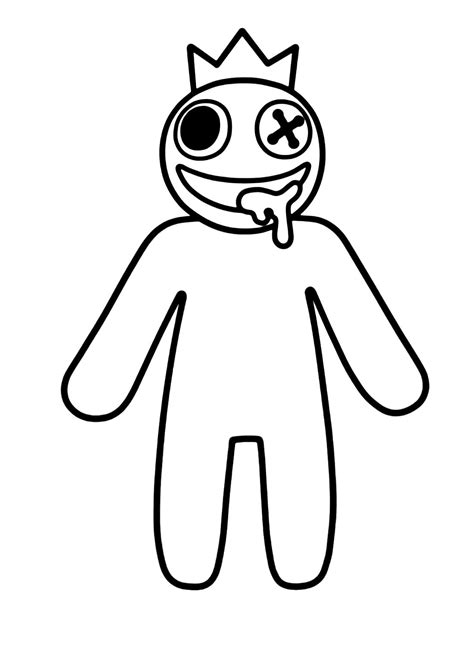 Rainbow Friend Coloring Pages