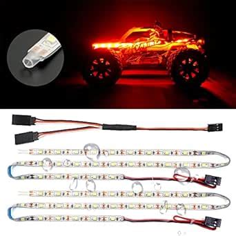 Waterproof LED Light Strips for RC Cars Trucks Airplanes Boats Drones ...