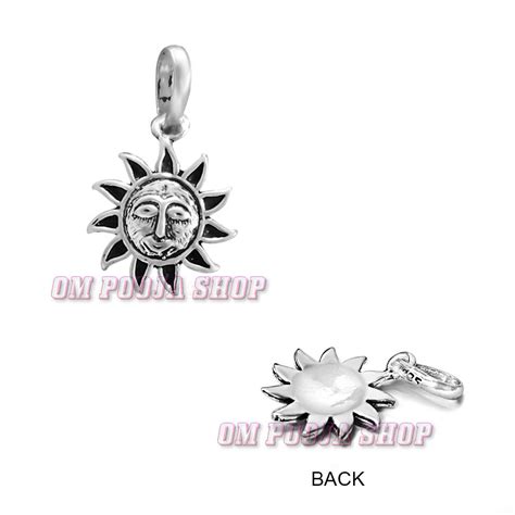 Surya Pendant in Pure Sterling Silver | OM POOJA SHOP