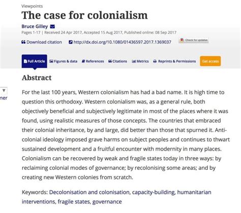 Third World Quarterly and a False Case for Colonialism | NewsClick
