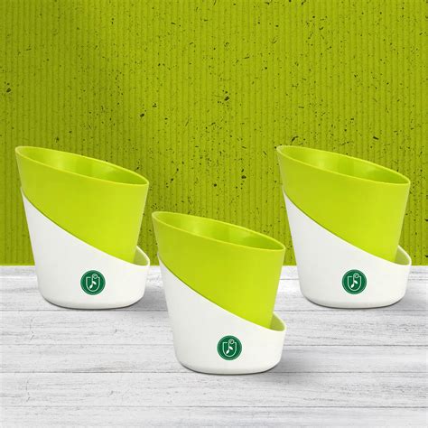 Satin Self Watering Pot 4 inch