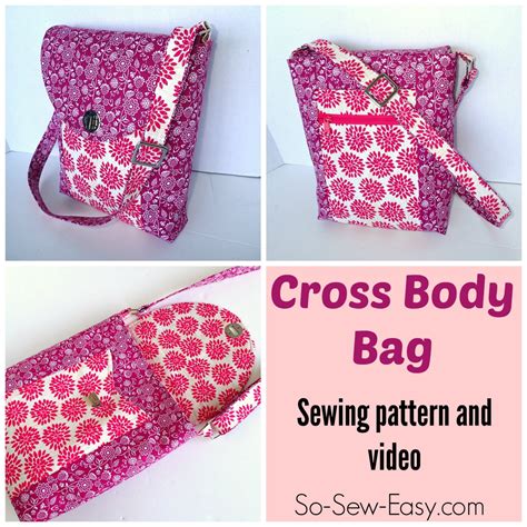 Cross Body Bag Free Pattern 的图像结果