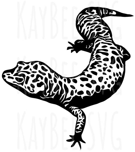 Buy Leopard Gecko SVG PNG Jpg Clipart Digital Cut File Download Online ...