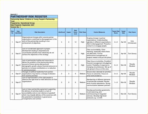 Risk Register Excel Template Free Of Risk Register Template Download as ...