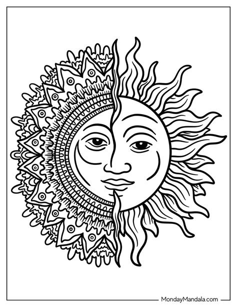 20 Sun Coloring Pages (Free PDF Printables)