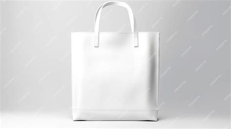 Standing leather bag mockup | Premium AI-generated image