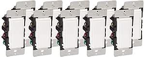 Leviton DZ15S-1BZ Decora Smart Switch with Z-Wave Technology, 10-Pack ...