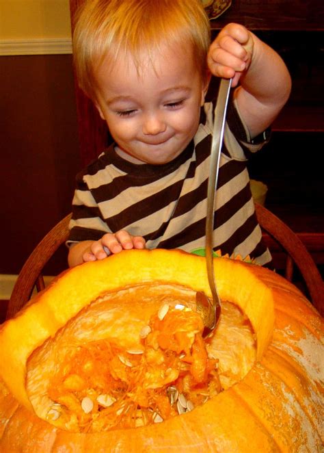How to Carve a Pumpkin - The Journey of Parenthood...