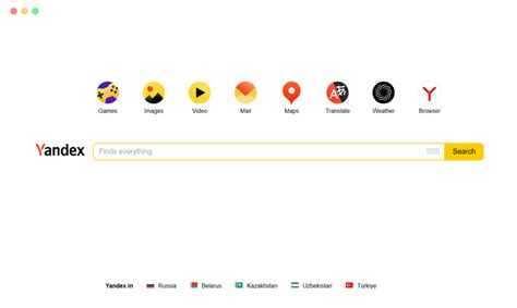 Yandex 的图像结果