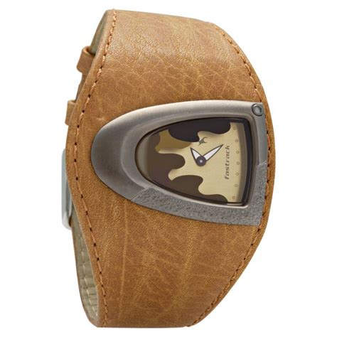 Buy Online Fastrack Quartz Analog Bicolour Dial Leather Strap Watch for ...