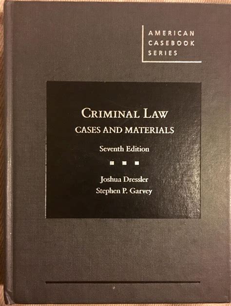Buy Cases and Materials on Criminal Law (American Casebook Series) Book ...