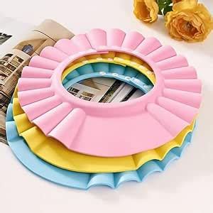 Buy Adjustable Shower Cap for Kids with Ear Protection (Pack of 1 ...