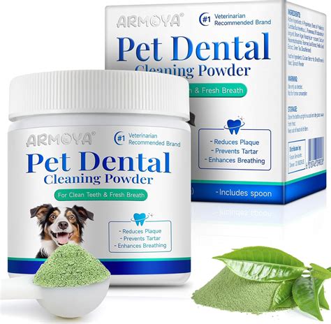 Asusxcli Dog Dental Powder, Teeth Cleaning Powder for Dogs, Plaque ...