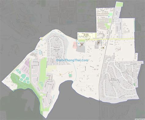 Map of Manchaca CDP - Thong Thai Real