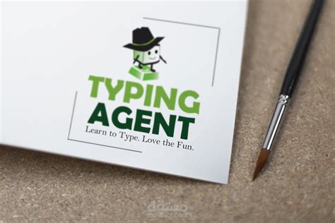 Logo "typing agent" | مستقل