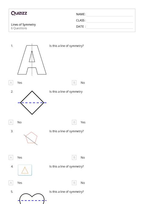 50+ Lines of Symmetry worksheets for 4th Class on Quizizz | Free ...