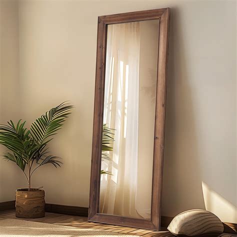 Amazon.com: MELOMOIR Rustic Farmhouse Full Length Mirror, 56"x21 ...