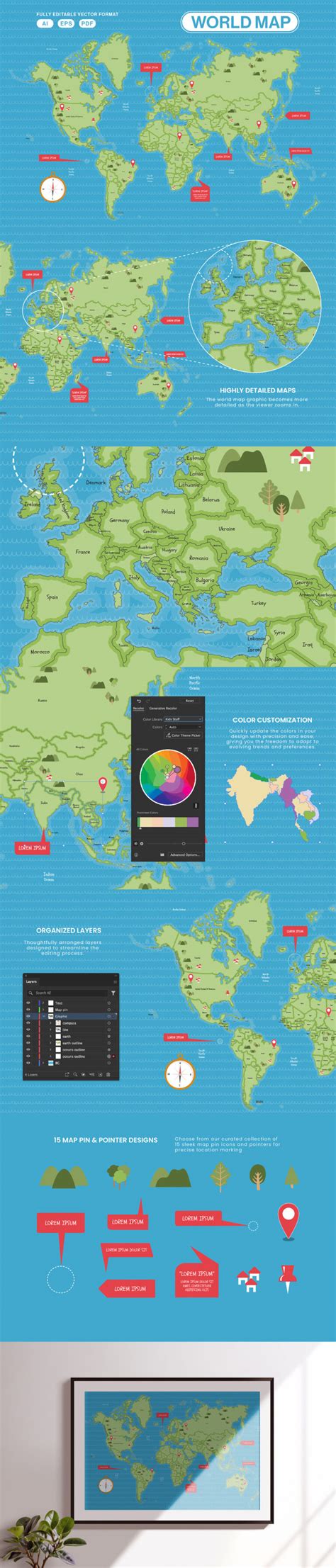 Cute World Map 的图像结果