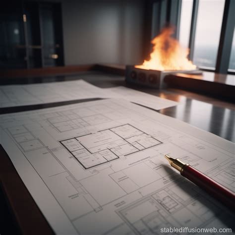 Fire Protection System Plan for Tower Building Standard Floor | Stable ...