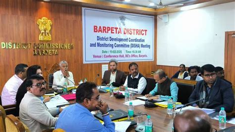 Assam LS MP chairs DISHA meet in Barpeta, reviews development progress