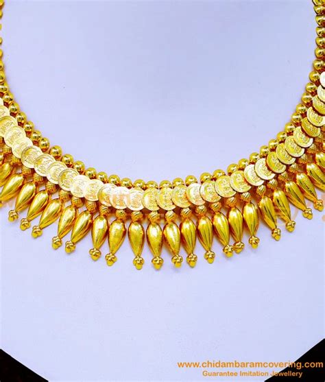 Buy Kerala Jewellery Lakshmi Kasu Mullamottu Necklace Design