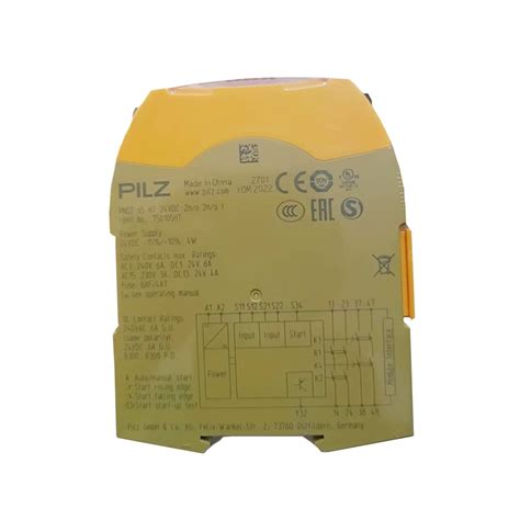 HCCKJ Buy Pilz Safety Relay - PNOZ s5 HT, 24VDC, 2NO at Ubuy India