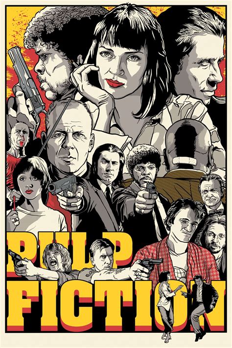 Joshua Budich - Pulp Fiction | Movie art, Classic movie posters, Film art