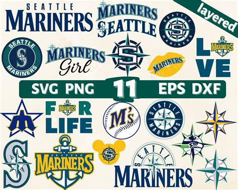 Seattle Mariners svg, Seattle Mariners logo, Seattle Mariners clipart ...