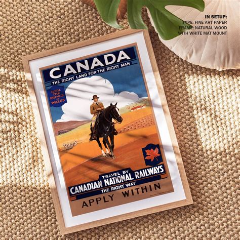 Buy Canada Tourism Travel Poster Art & Prints Online India at Best ...
