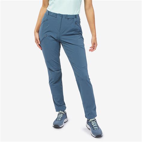 Women’s Hiking Pants, MH 500 - Hurricane blue - Quechua - Decathlon