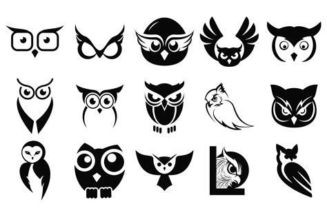 Owl Logo Graphic by rohady286 · Creative Fabrica